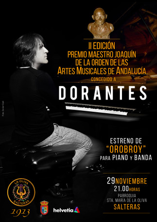 Dorantes Premio Maestro Joaquín Orden Artes Musicales de Andalucía